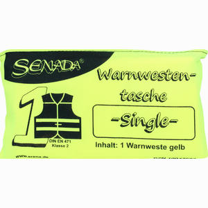 Senada Warnweste Gelb Single Tasche 1 Stück - ab 5,12 €