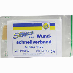 Senada Wundschnellverband 18cm X 2cm 5 Stück - ab 2,91 €