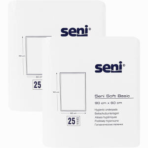 Seni Soft Basic 90x60 A25 2 x 25 Stück - ab 14,31 &euro;
