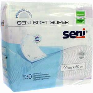 Seni Soft Super Bettschutzunterlagen 90x60 30 Stück - ab 14,22 €