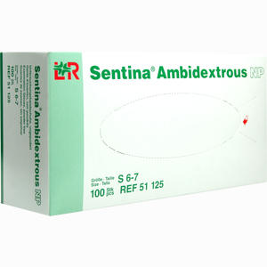 Sentina Ambidextrous Untersuchungshandschuhe Ungepudert Gr. S  100 Stück - ab 5,01 €