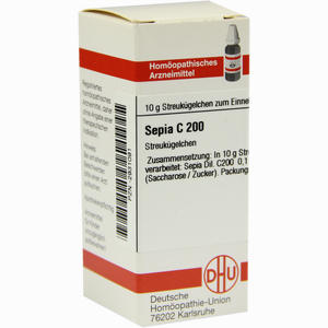 Sepia C200 Globuli 10 g - ab 12,04 €