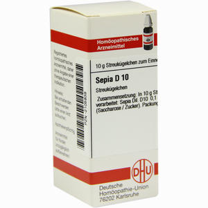 Sepia D10 Globuli 10 g - ab 0,00 €