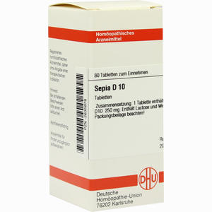 Sepia D10 Tabletten 80 Stück - ab 0,00 €