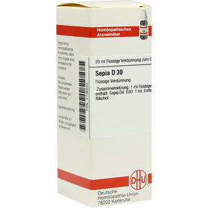 Sepia D30 Dilution 20 ml - ab 9,90 €