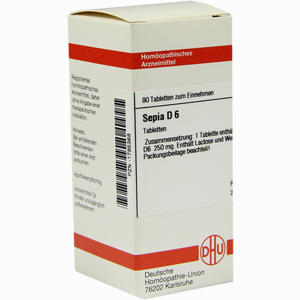 Sepia D6 Tabletten 80 Stück - ab 7,83 &euro;
