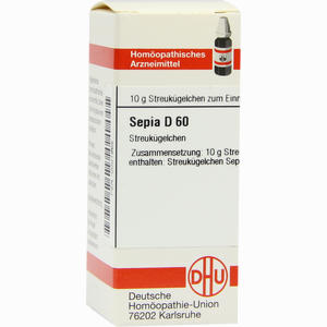 Sepia D60 Globuli 10 g - ab 12,82 €