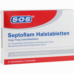Septoflam Halstabletten Lutschtabletten 8 Stück