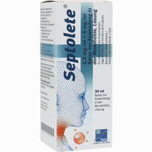 Septolete 1.5mg/ml + 5mg/ml Spray zur Anwendung in der Mundhöhle Lösung  30 ml - ab 3,45 €