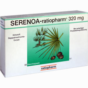 Serenoa- Ratiopharm 320 Mg Weichkapseln  60 Stück - ab 0,00 &euro;