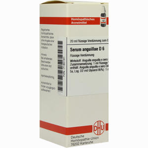 Serum Anguillae D6 Dilution 20 ml - ab 0,00 €