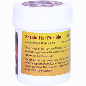 Sheabutter Pur Bio Unraffiniert 100 g - ab 0,00 €
