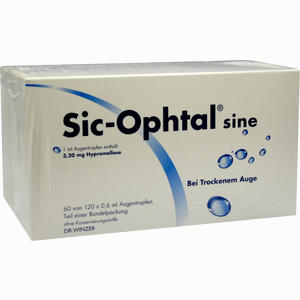 Sic- Ophtal Sine Augentropfen 120 x 0.6 ml - ab 33,79 €