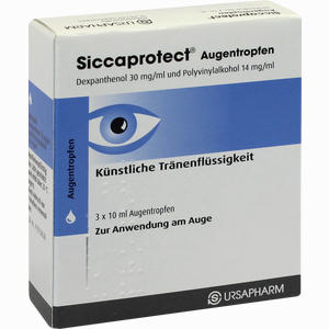 Siccaprotect Augentropfen 3 x 10 ml - ab 8,39 €