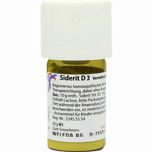 Siderit D3 Trituration 20 g - ab 0,00 €