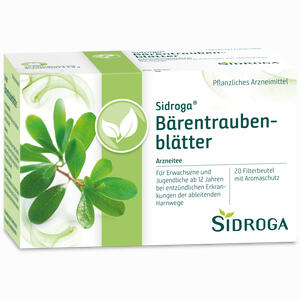 Sidroga Bärentraubenblätter Filterbeutel 20 Stück Sidroga Bärentraubenblätter Filterbeutel 20 Stück