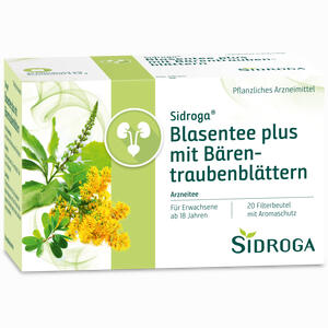 Sidroga Blasentee Plus mit Bärentraubenblättern Tee 20 Stück - ab 3,29 €