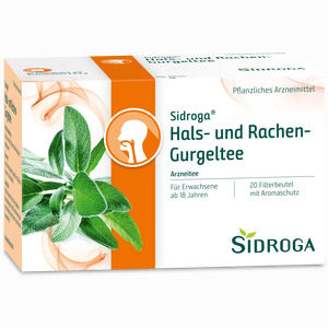 Sidroga Hals- und Rachen- Gurgeltee Filterbeutel 20 Stück - ab 3,34 €