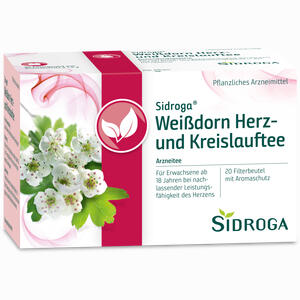 Sidroga Weißdorn Herz- und Kreislauftee Filterbeutel 20 Stück - ab 3,35 €