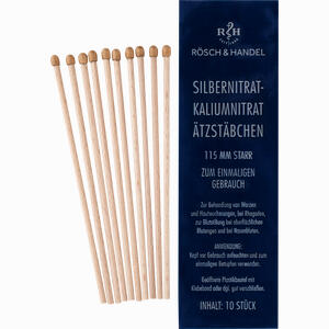 Silbernitrat- Kaliumnitr.ätzstäbchen ätzstift 115mm  10 Stück - ab 10,01 €