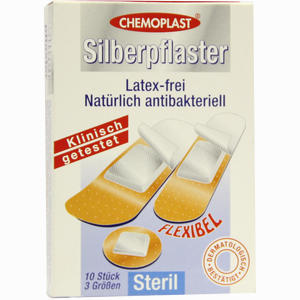 Silberpflaster 3 Größen Steril  10 Stück - ab 0,00 €