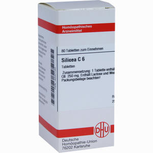 Silicea C6 Tabletten 80 Stück - ab 0,00 &euro;