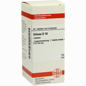 Silicea D10 Tabletten 80 Stück - ab 0,00 €