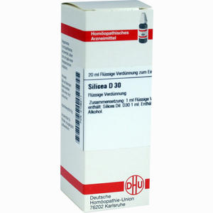 Silicea D30 Dilution 20 ml - ab 8,94 €