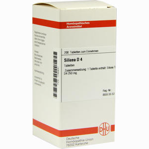 Silicea D4 Tabletten 200 Stück - ab 0,00 &euro;