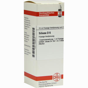 Silicea D6 Dilution 20 ml - ab 7,80 €