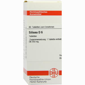 Silicea D6 Tabletten 80 Stück - ab 7,84 €