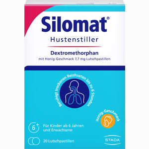 Silomat Hustenstiller Dmp mit Honig- Geschmack 7. 7 Mg 20 Stück - ab 6,16 €