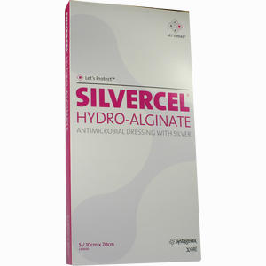 Silvercel Hydroalginat Verband 10x20cm Kompressen  5 Stück - ab 94,49 €