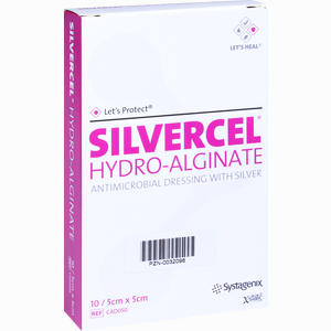Silvercel Hydroalginat Verband 5x5cm Kompressen  10 Stück - ab 18,12 €