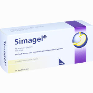 Simagel Kautabletten 50 Stück - ab 6,23 €