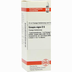 Sinapis Nigra D6 Dilution 20 ml - ab 0,00 &euro;