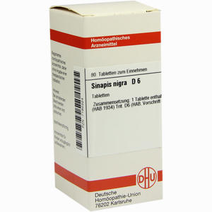 Sinapis Nigra D6 Tabletten 80 Stück - ab 0,00 &euro;