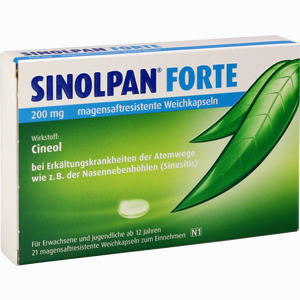Sinolpan Forte 200 Mg Magensaftresistente Weichkapseln  21 Stück