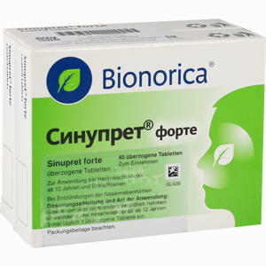 Sinupret Forte überzogene Tabletten  kohlpharma GmbH 100 Stück - ab 0,00 €