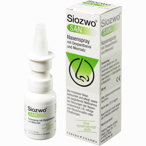 Siozwo San Meerwasser Nasenspray mit Dexpanthenol 20 ml - ab 4,16 &euro;