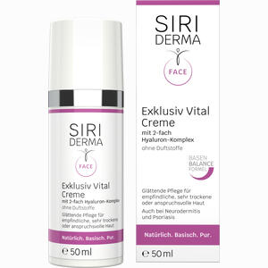 Siriderma Exklusiv Vital Creme Ohne Duftstoffe 50 ml - ab 28,21 €