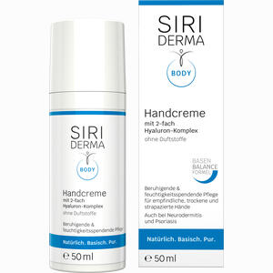Siriderma Handcreme Ohne Duftstoffe 50 ml - ab 11,00 €