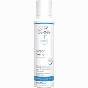Siriderma Körpercreme Ohne Duftstoffe 200 ml - ab 18,65 &euro;