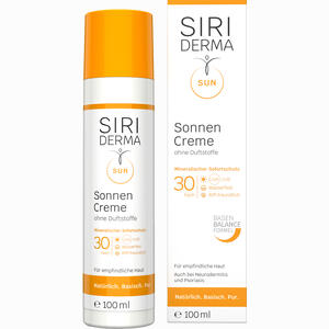 Siriderma Sonnencreme Lsf30 Ohne Duftstoffe 100 ml - ab 17,47 €