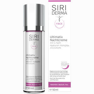 Siriderma Ultimativ Nachtcreme Ohne Duftstoffe 50 ml - ab 42,84 €