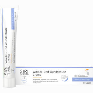 Siriderma Windel- und Wundschutzcreme 50 ml - ab 17,55 &euro;