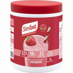 Slim Fast Pulver Erdbeere 365 g - ab 14,23 &euro;