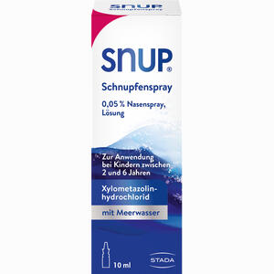 Snup Schnupfenspray 0.05% Dosierspray 10 ml Snup Schnupfenspray 0.05% Dosierspray 10 ml