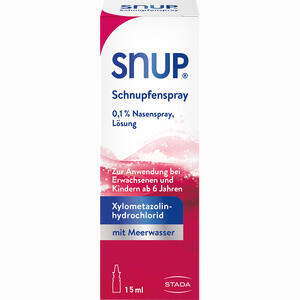 Snup Schnupfenspray 0.1% Dosierspray 15 ml - ab 3,40 €