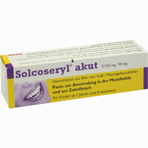 Solcoseryl Akut Paste  5 g Solcoseryl Akut Paste  5 g